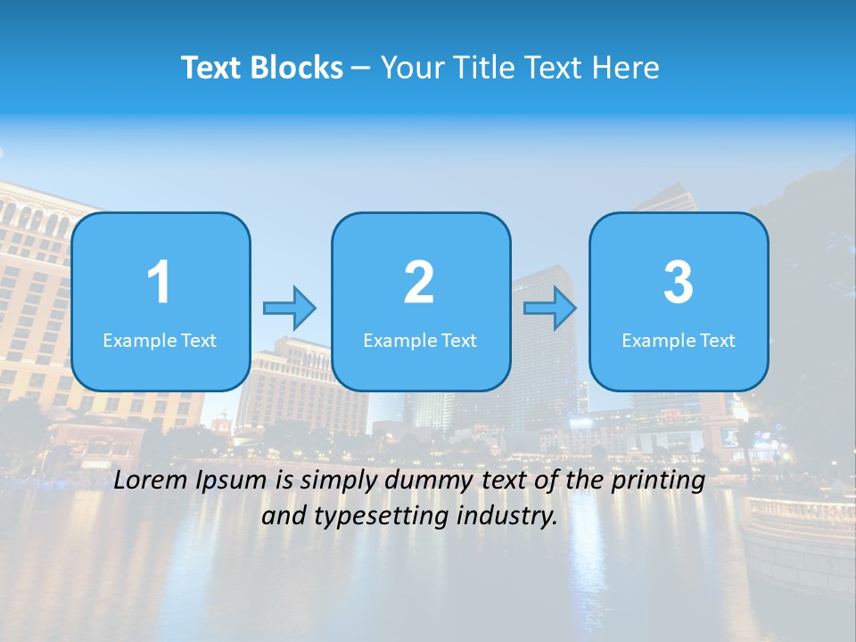 Las Bright Gamble PowerPoint Template