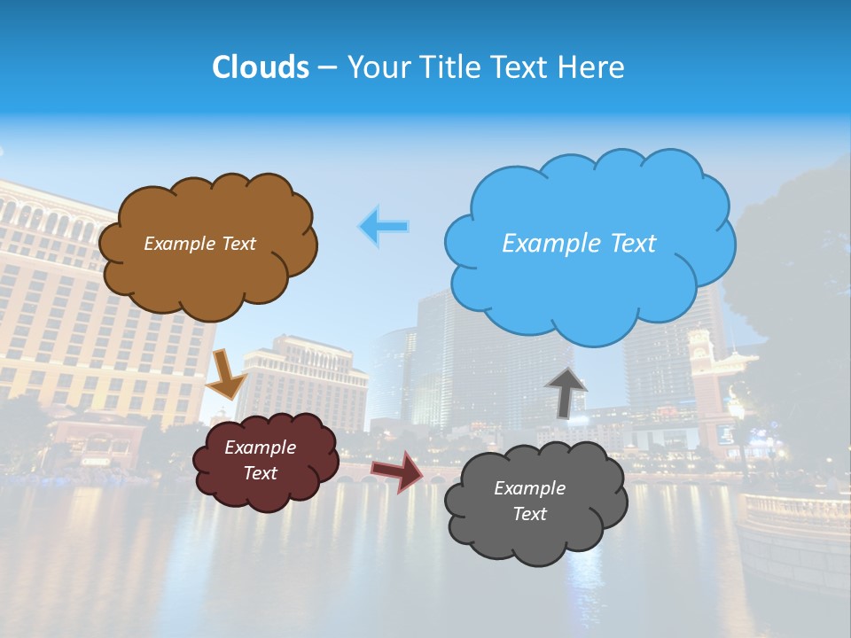 Las Bright Gamble PowerPoint Template