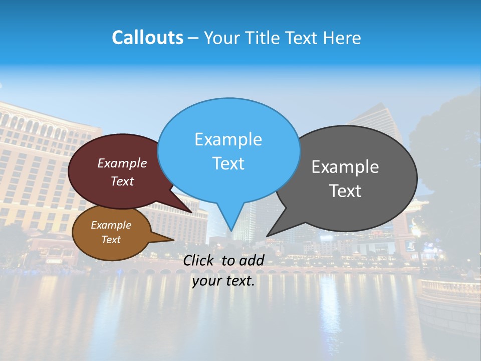 Las Bright Gamble PowerPoint Template