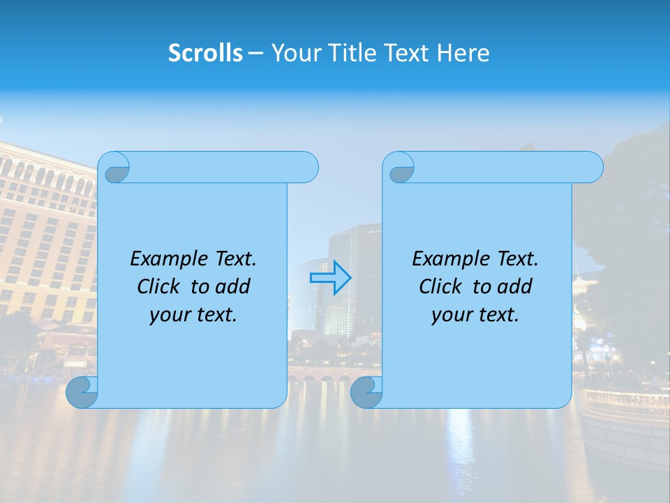Las Bright Gamble PowerPoint Template