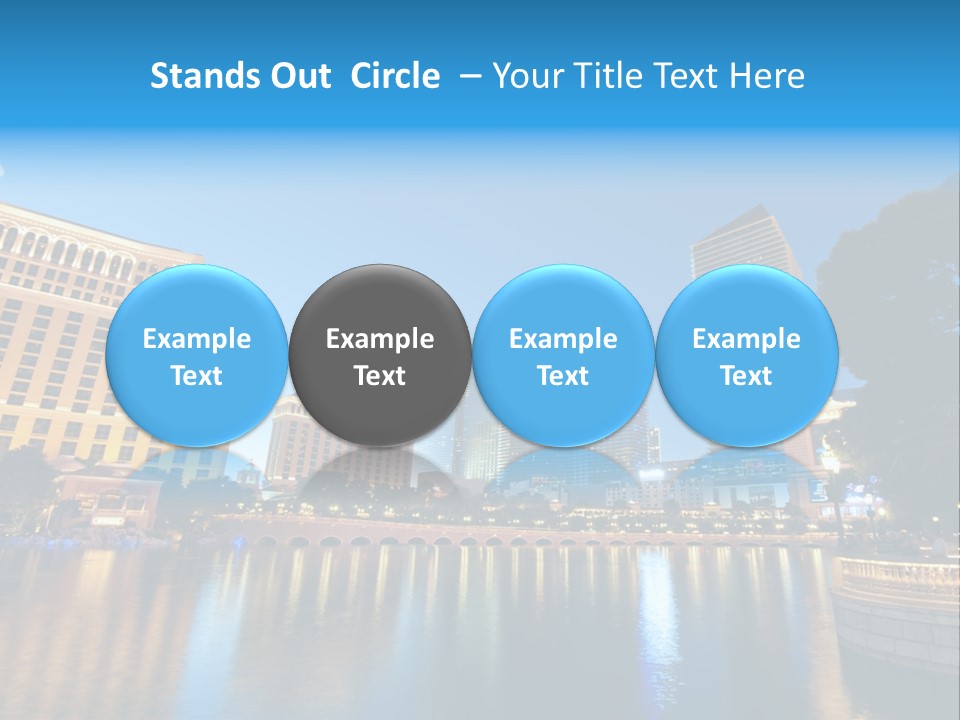 Las Bright Gamble PowerPoint Template