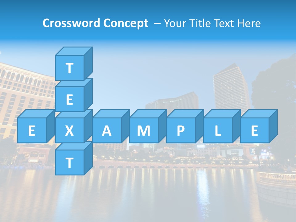 Las Bright Gamble PowerPoint Template