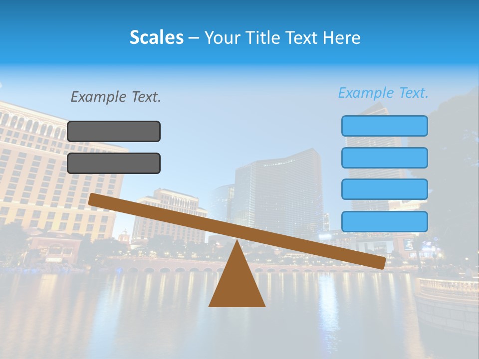 Las Bright Gamble PowerPoint Template