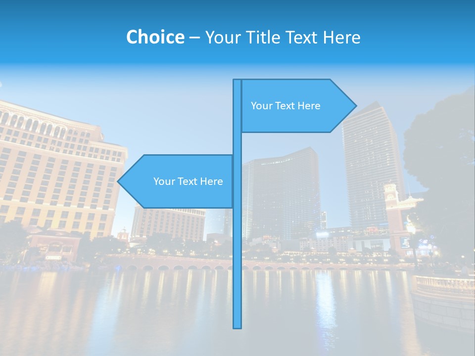 Las Bright Gamble PowerPoint Template