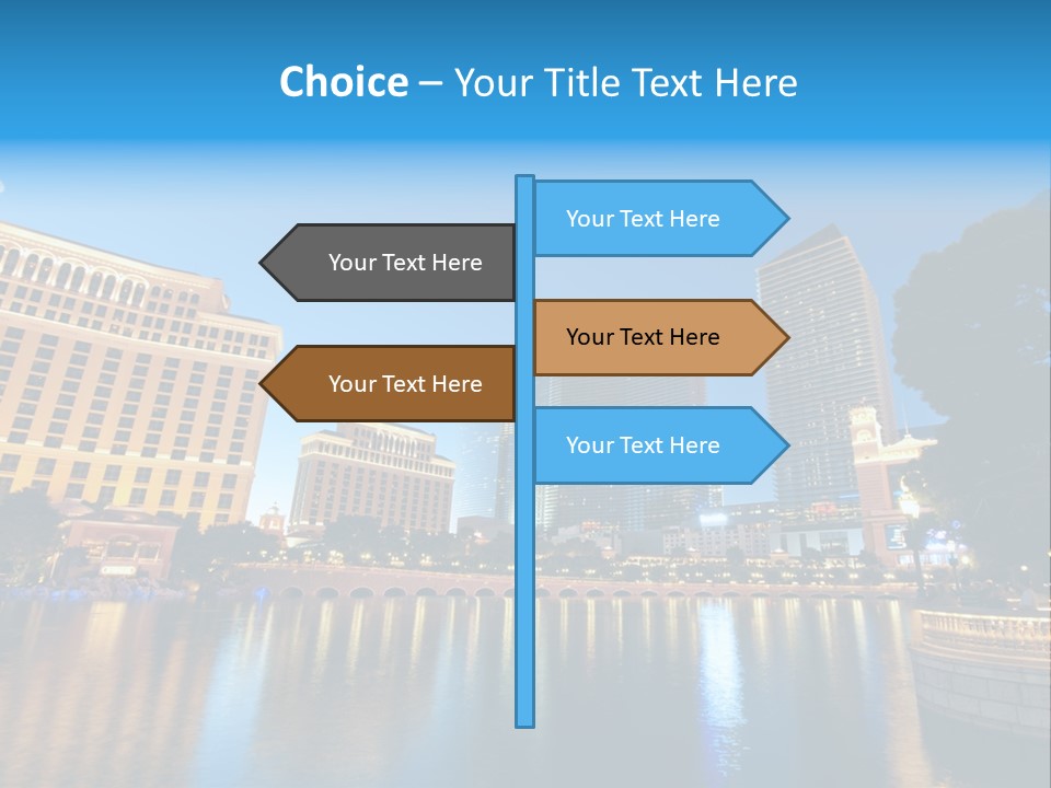 Las Bright Gamble PowerPoint Template