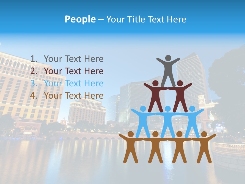 Las Bright Gamble PowerPoint Template