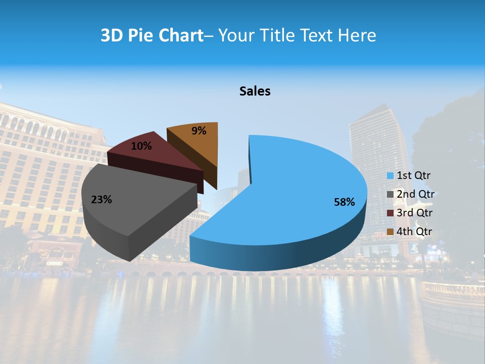 Las Bright Gamble PowerPoint Template