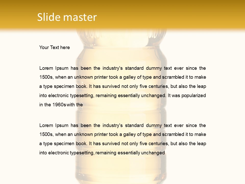 Fluid Plastic Diet PowerPoint Template