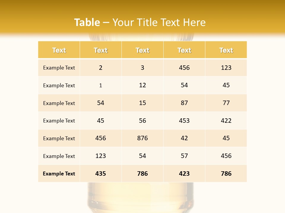 Fluid Plastic Diet PowerPoint Template