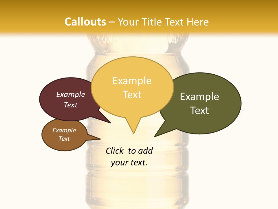 Fluid Plastic Diet PowerPoint Template