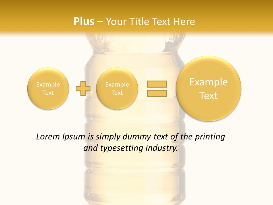 Fluid Plastic Diet PowerPoint Template