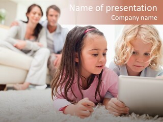 Computing Daughter Learning PowerPoint Template