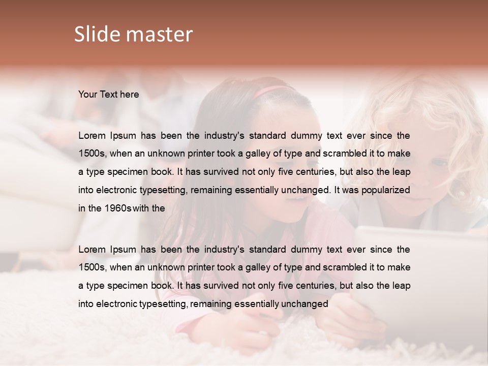 Computing Daughter Learning PowerPoint Template