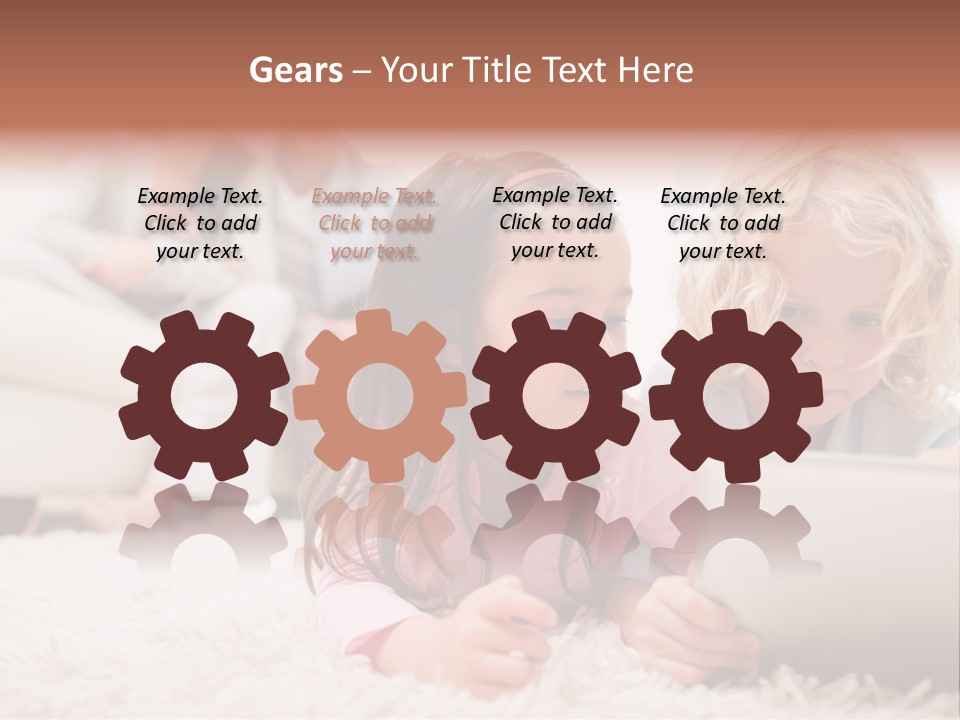 Computing Daughter Learning PowerPoint Template