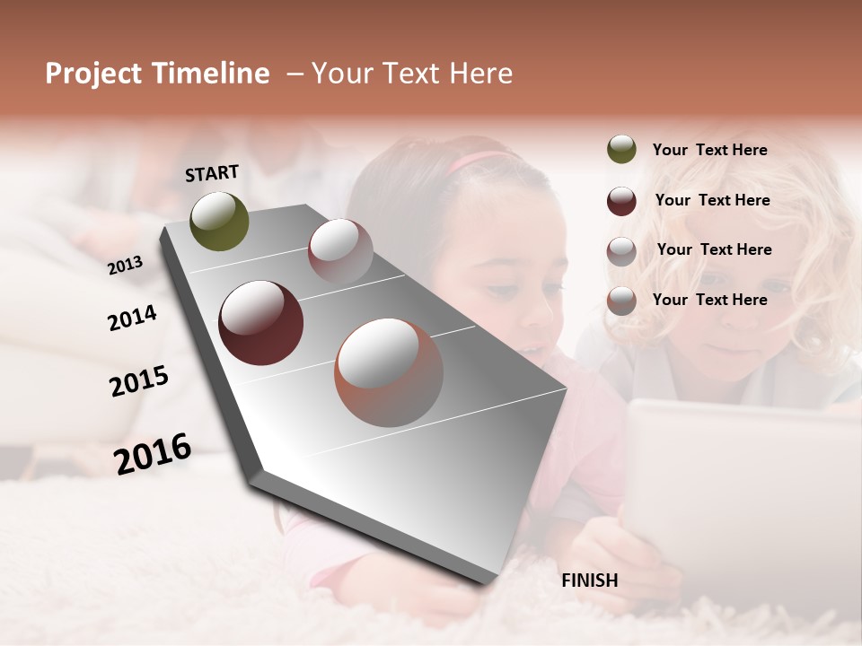 Computing Daughter Learning PowerPoint Template