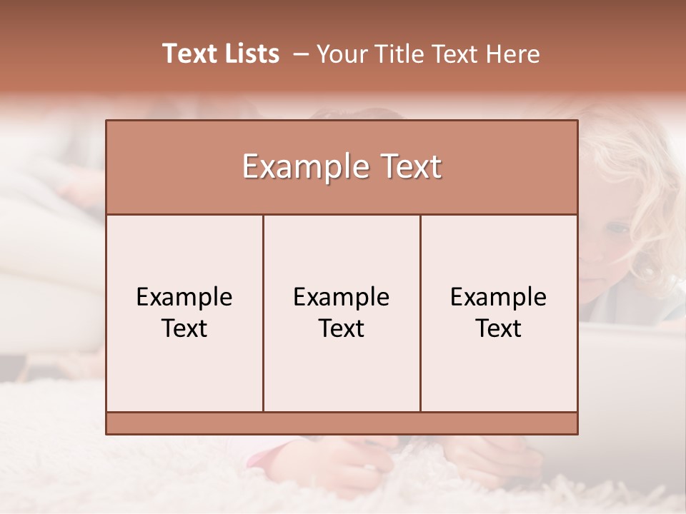Computing Daughter Learning PowerPoint Template