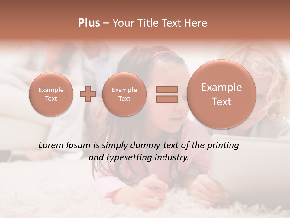 Computing Daughter Learning PowerPoint Template