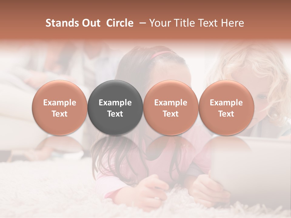 Computing Daughter Learning PowerPoint Template