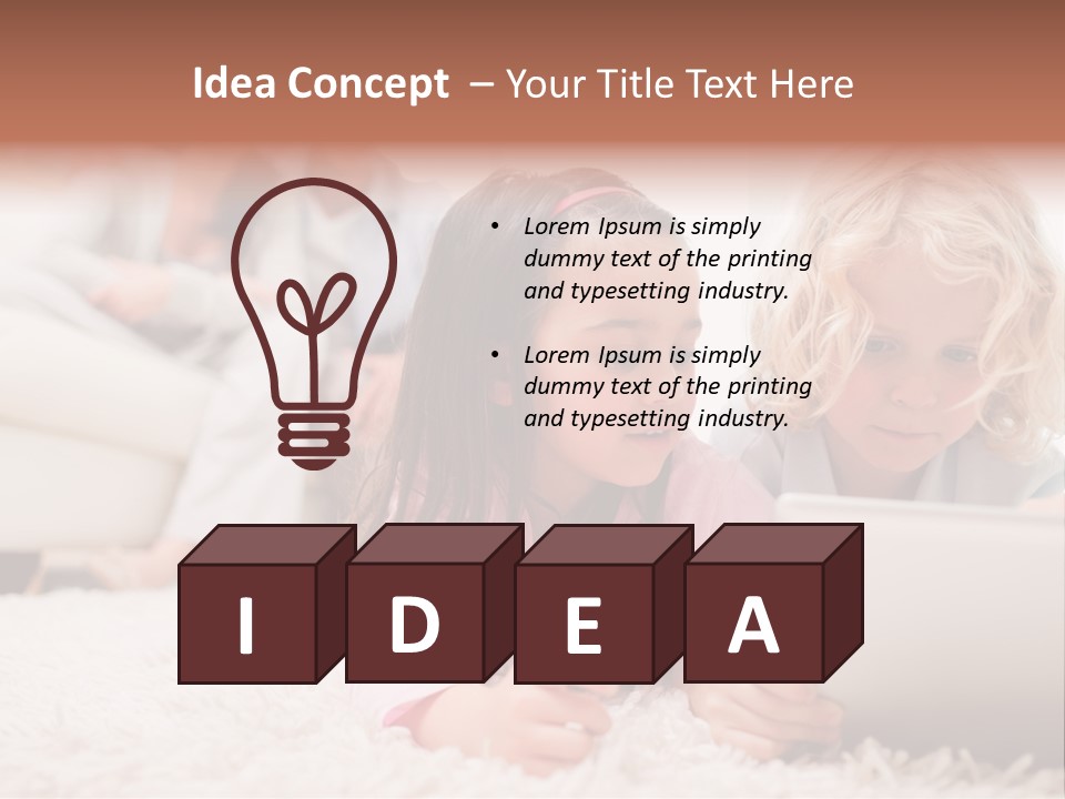 Computing Daughter Learning PowerPoint Template