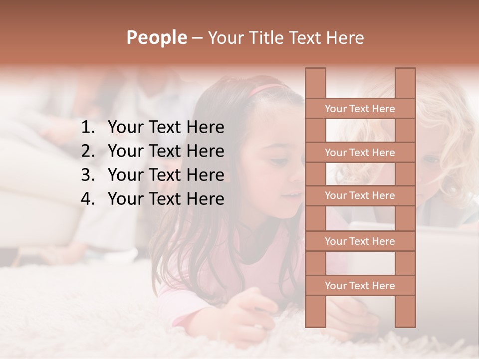 Computing Daughter Learning PowerPoint Template