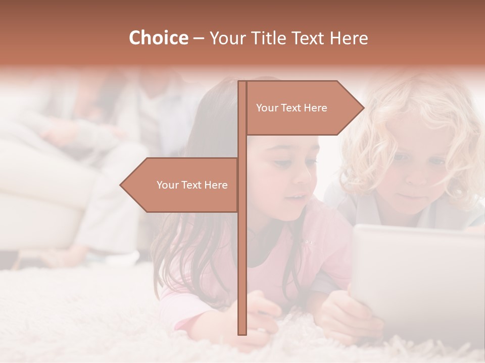 Computing Daughter Learning PowerPoint Template