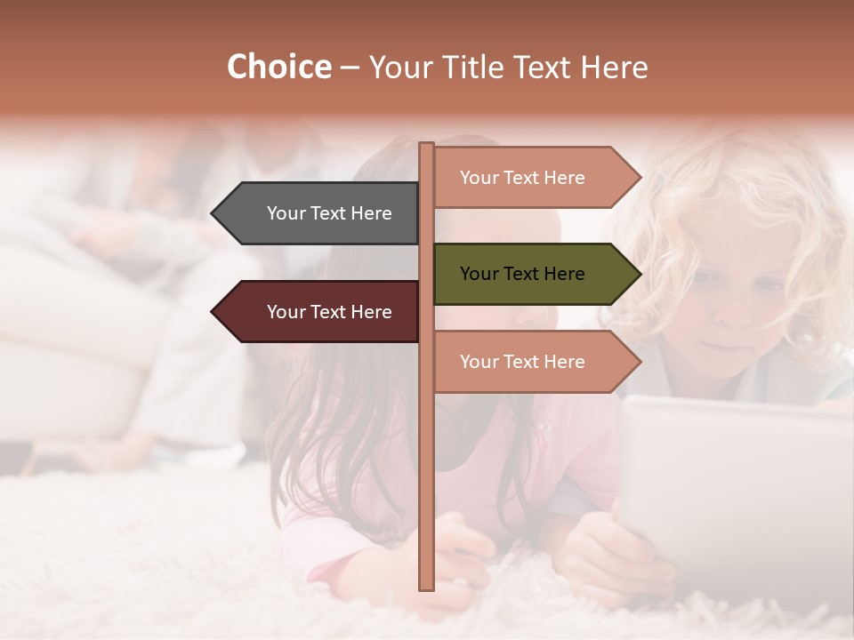 Computing Daughter Learning PowerPoint Template