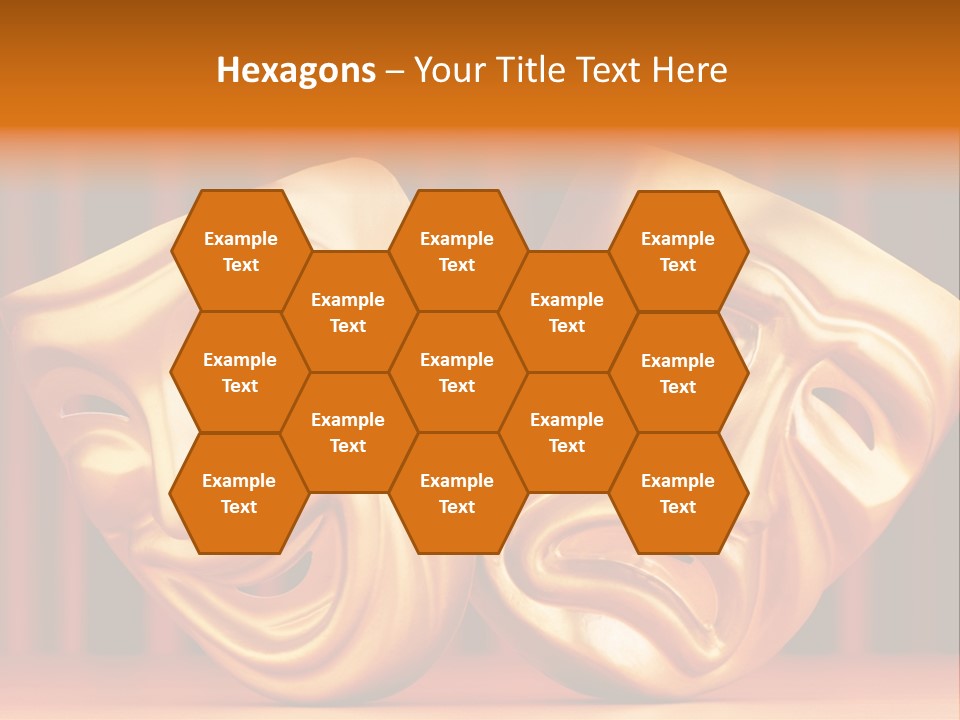 Humor Mask Depression PowerPoint Template