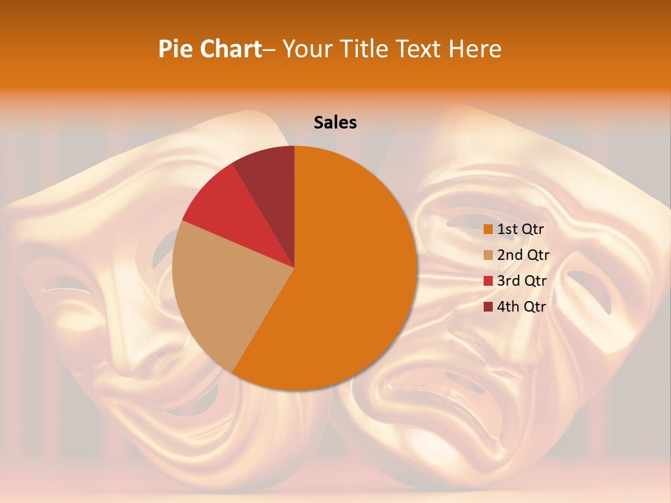 Humor Mask Depression PowerPoint Template