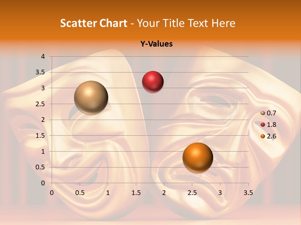 Humor Mask Depression PowerPoint Template