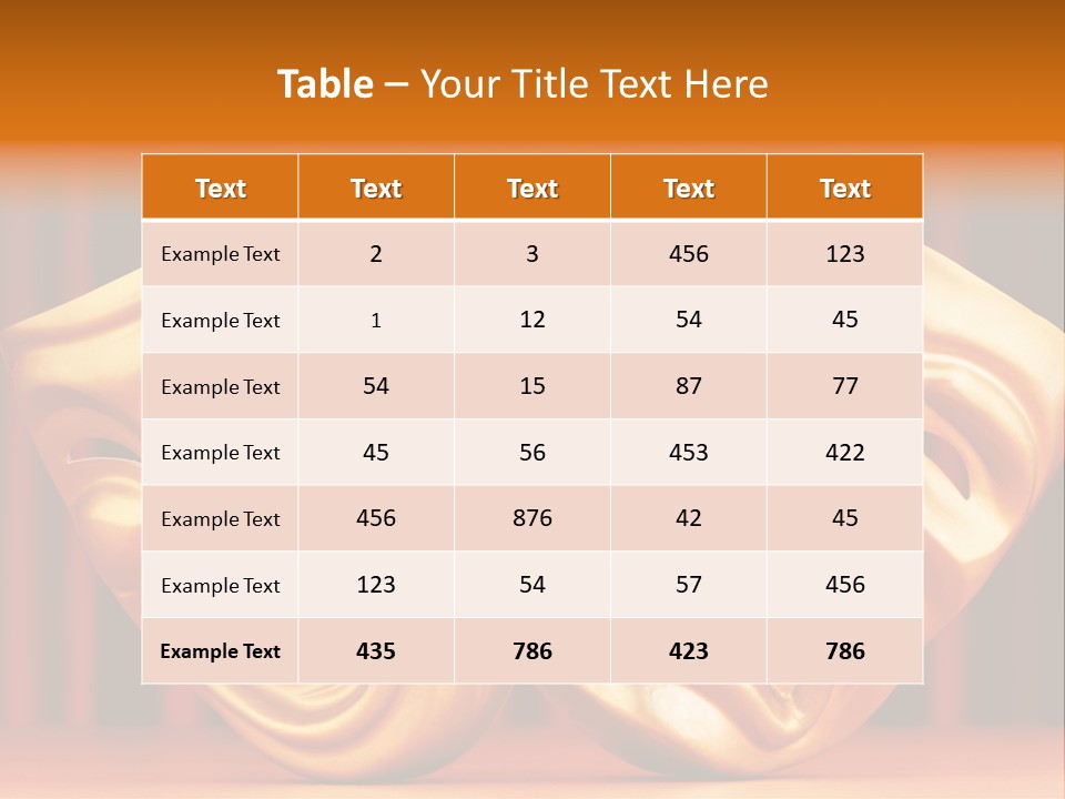 Humor Mask Depression PowerPoint Template