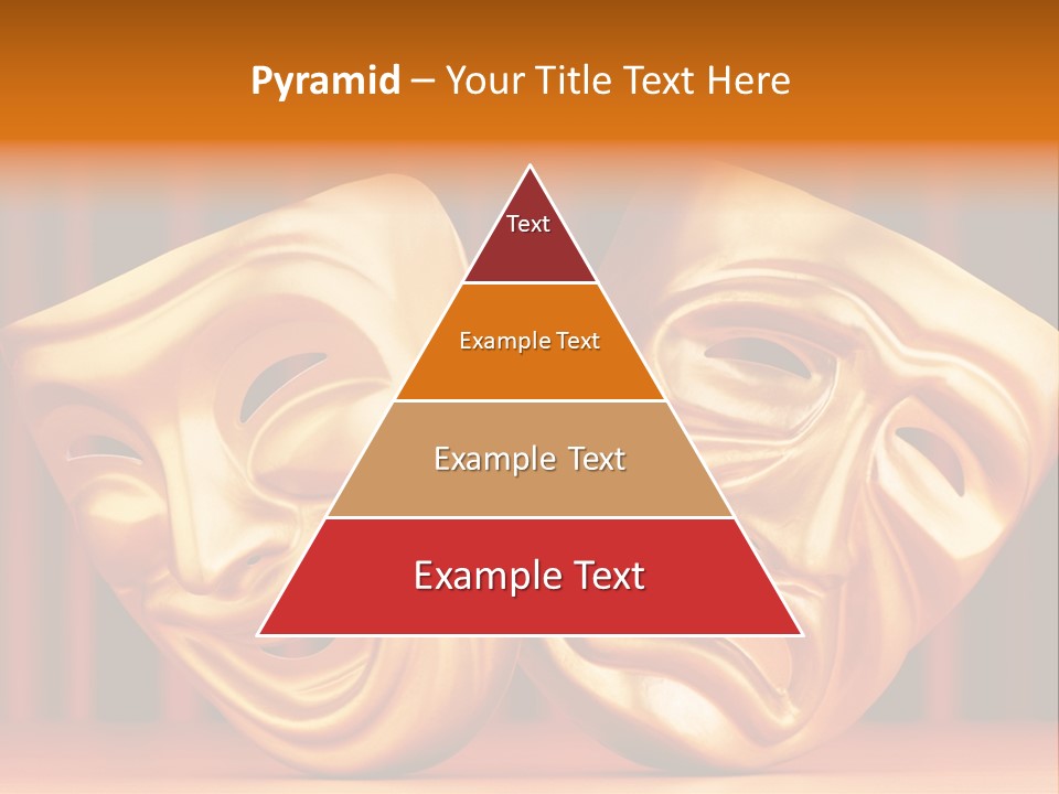 Humor Mask Depression PowerPoint Template