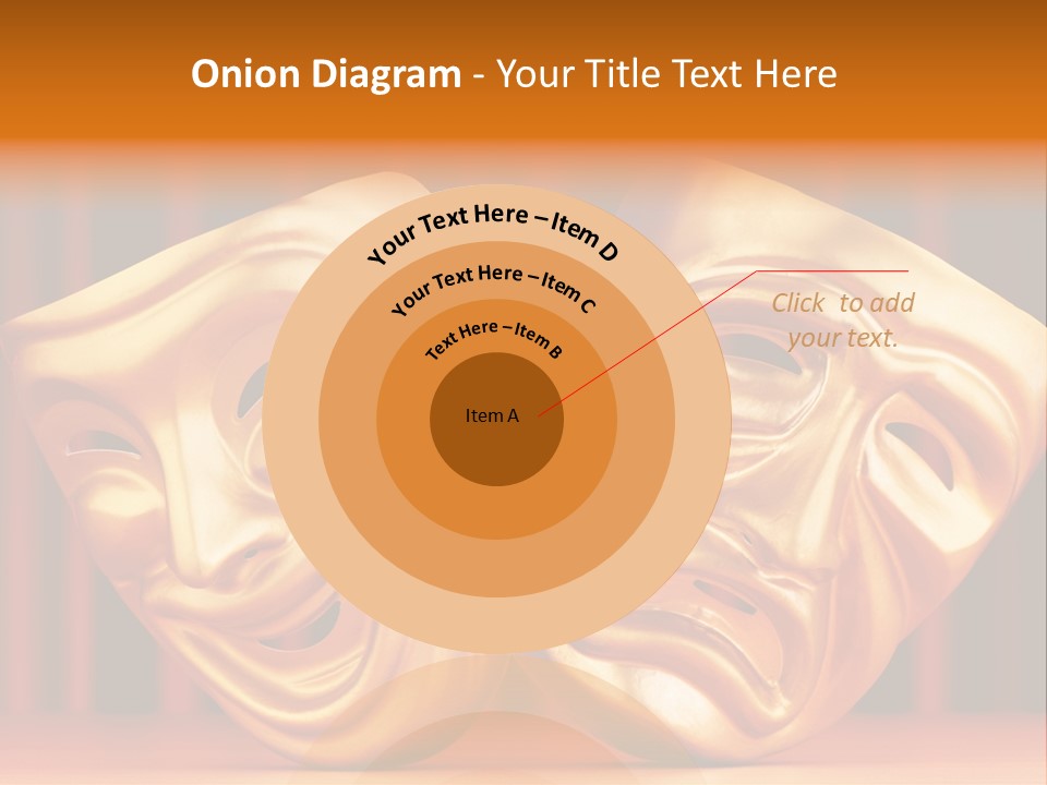 Humor Mask Depression PowerPoint Template
