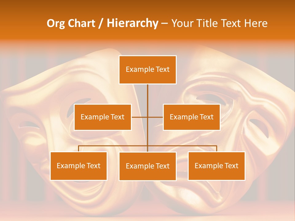 Humor Mask Depression PowerPoint Template