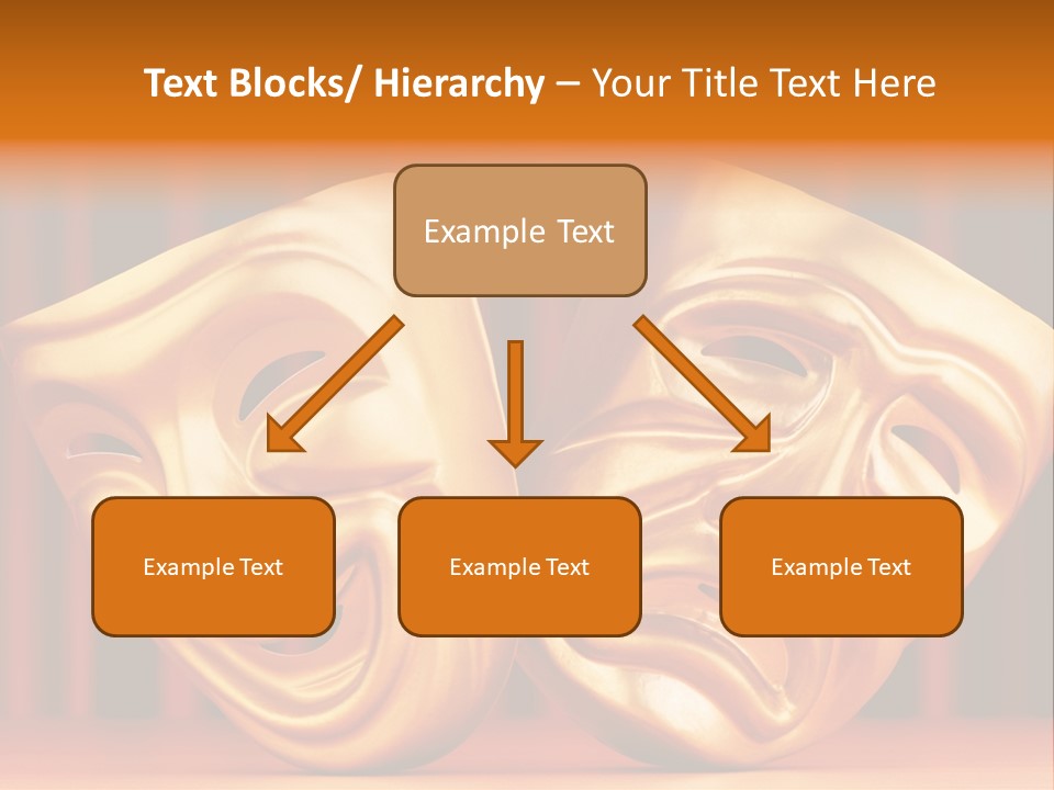 Humor Mask Depression PowerPoint Template