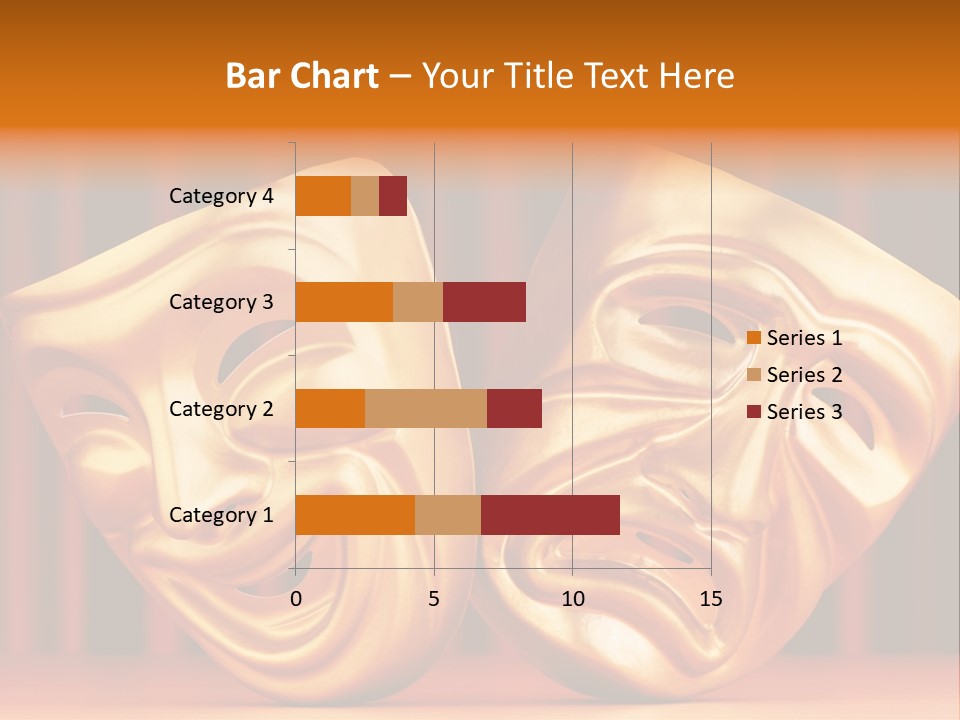 Humor Mask Depression PowerPoint Template
