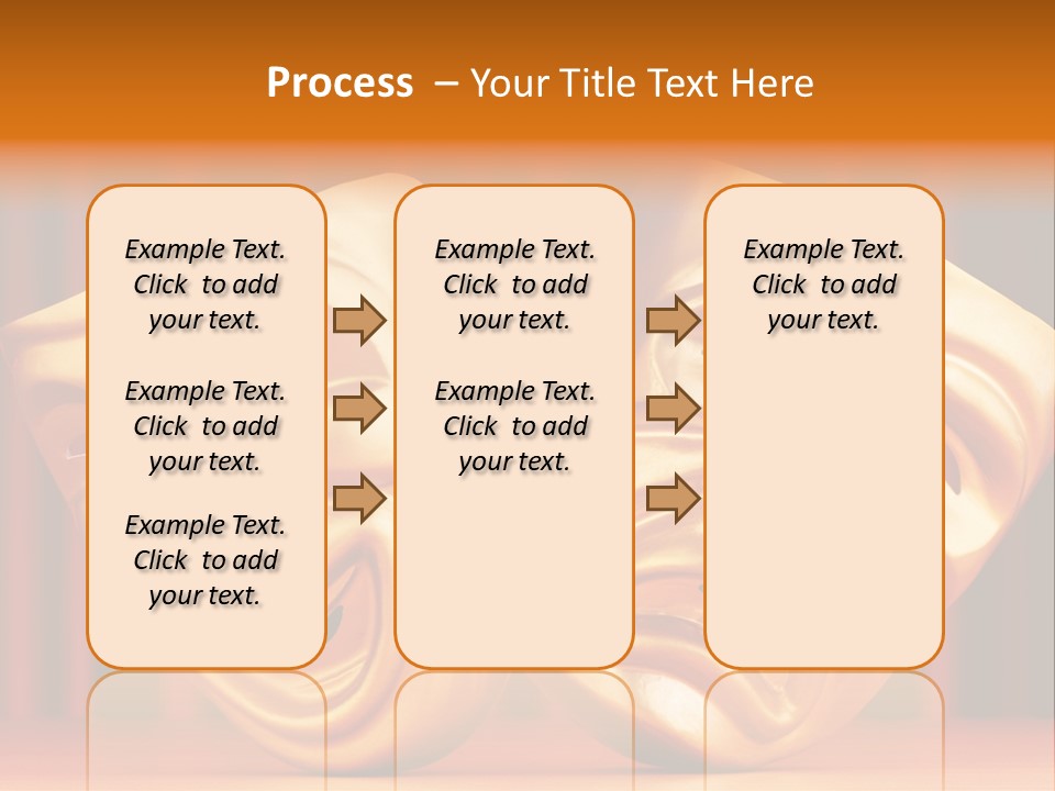 Humor Mask Depression PowerPoint Template
