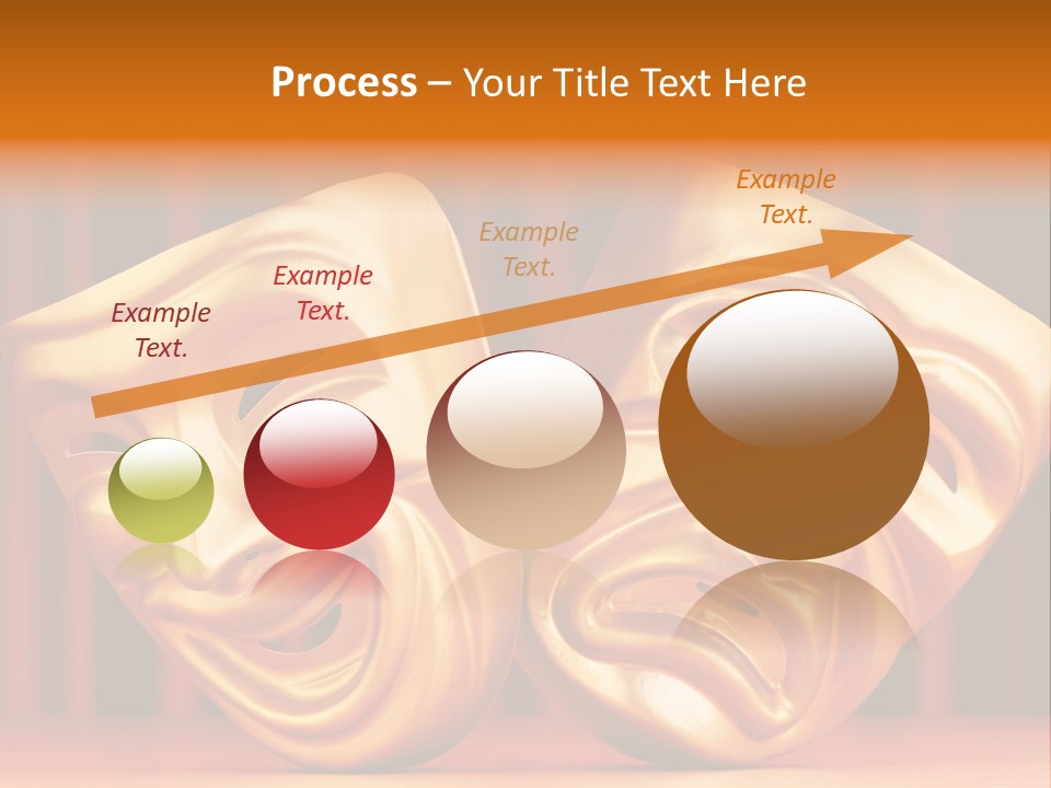 Humor Mask Depression PowerPoint Template