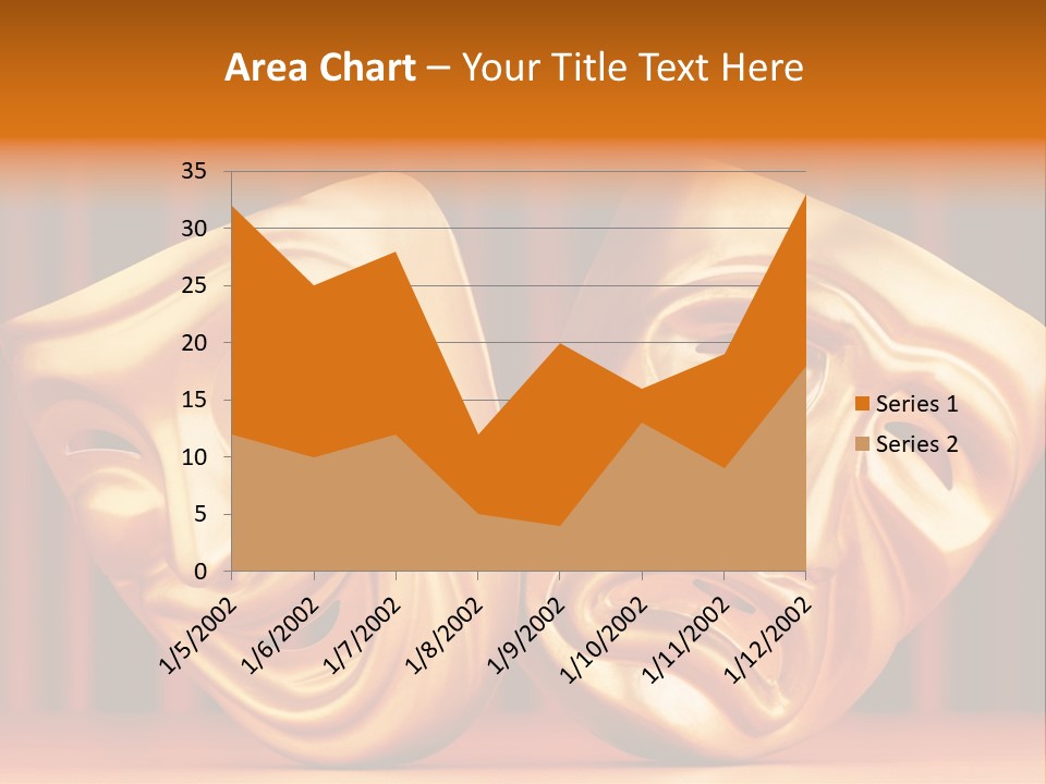 Humor Mask Depression PowerPoint Template