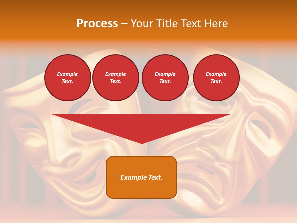 Humor Mask Depression PowerPoint Template