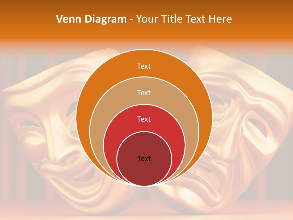 Humor Mask Depression PowerPoint Template