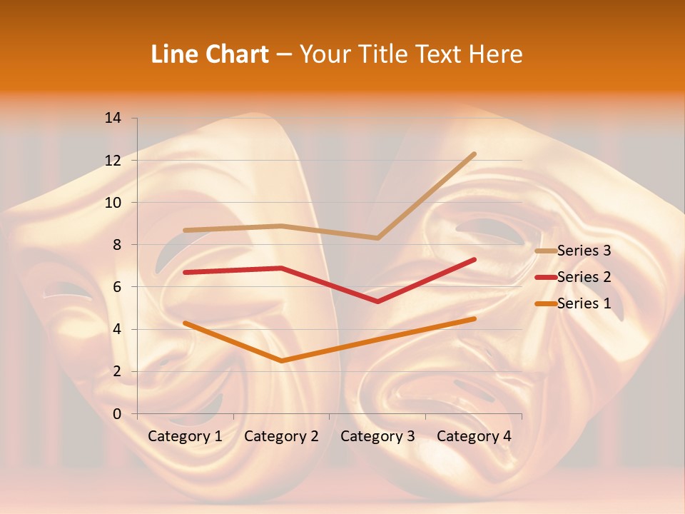 Humor Mask Depression PowerPoint Template