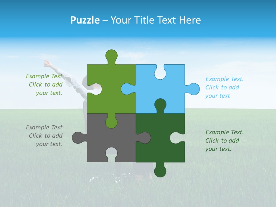 Armchair Recliner Pretty PowerPoint Template