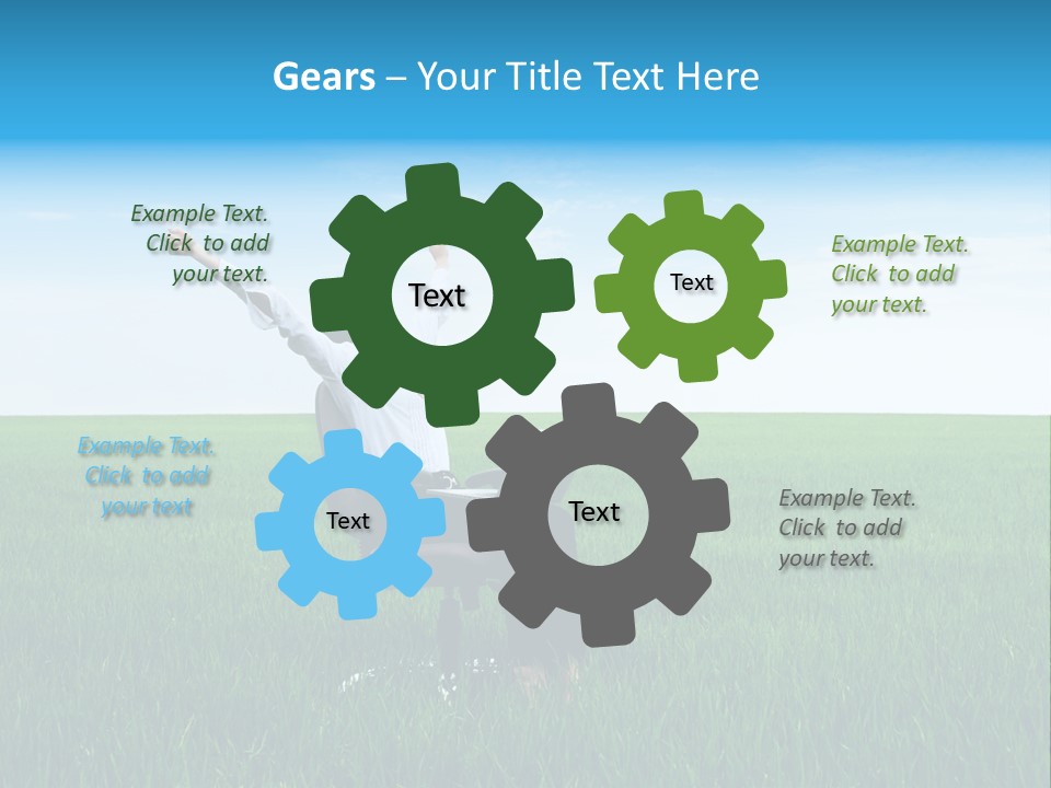 Armchair Recliner Pretty PowerPoint Template