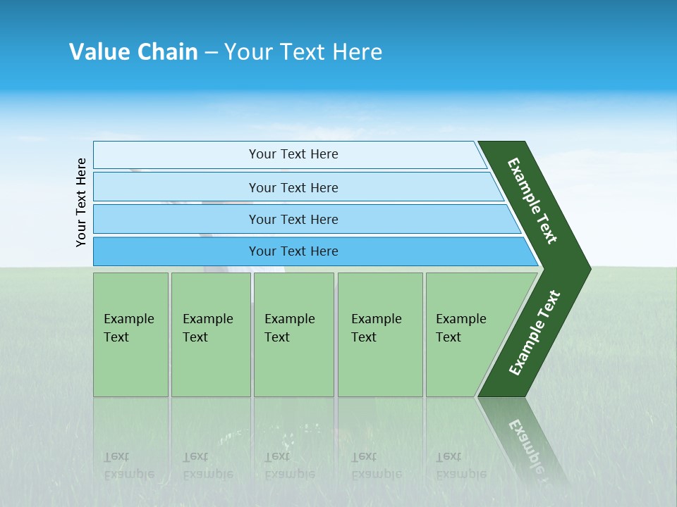 Armchair Recliner Pretty PowerPoint Template