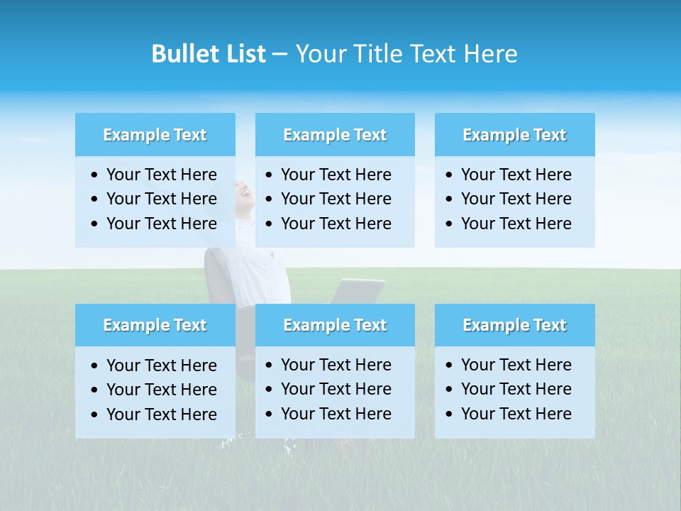 Armchair Recliner Pretty PowerPoint Template