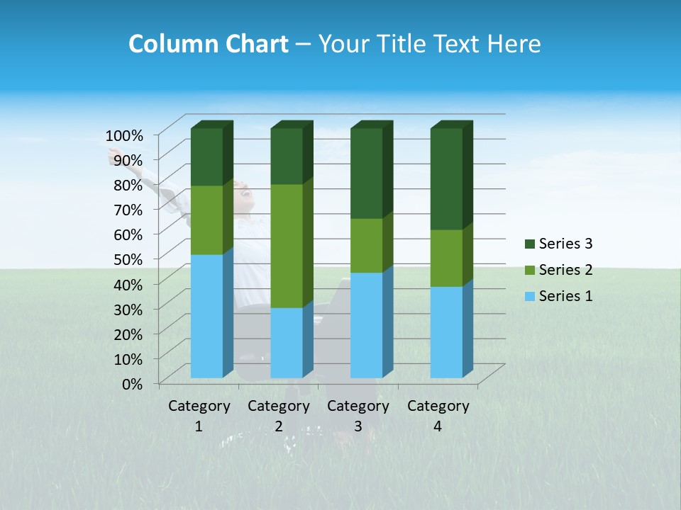 Armchair Recliner Pretty PowerPoint Template