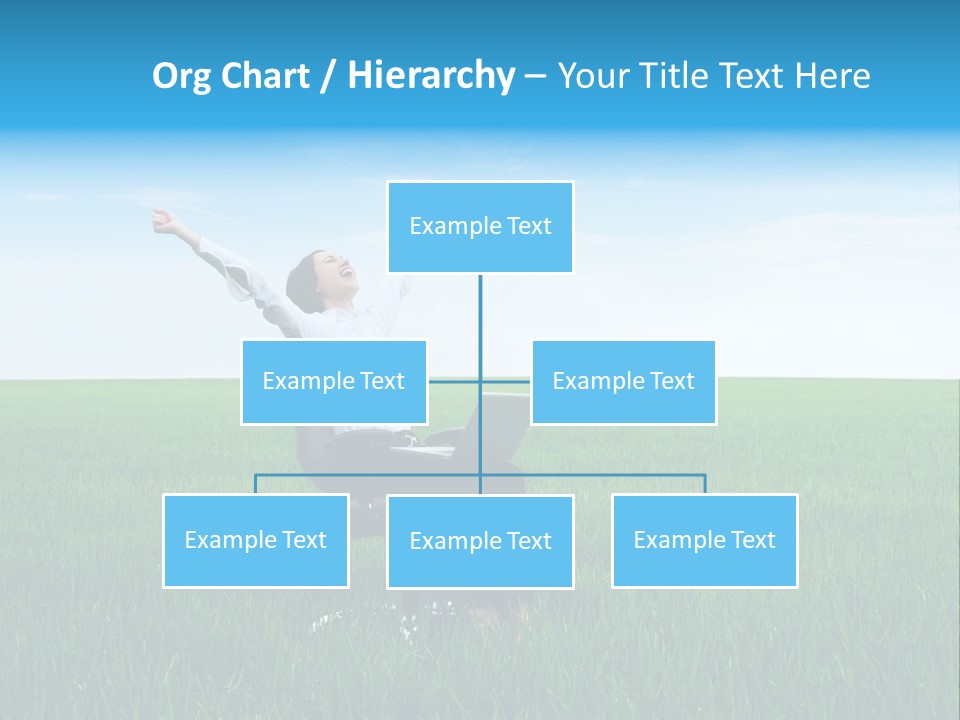 Armchair Recliner Pretty PowerPoint Template