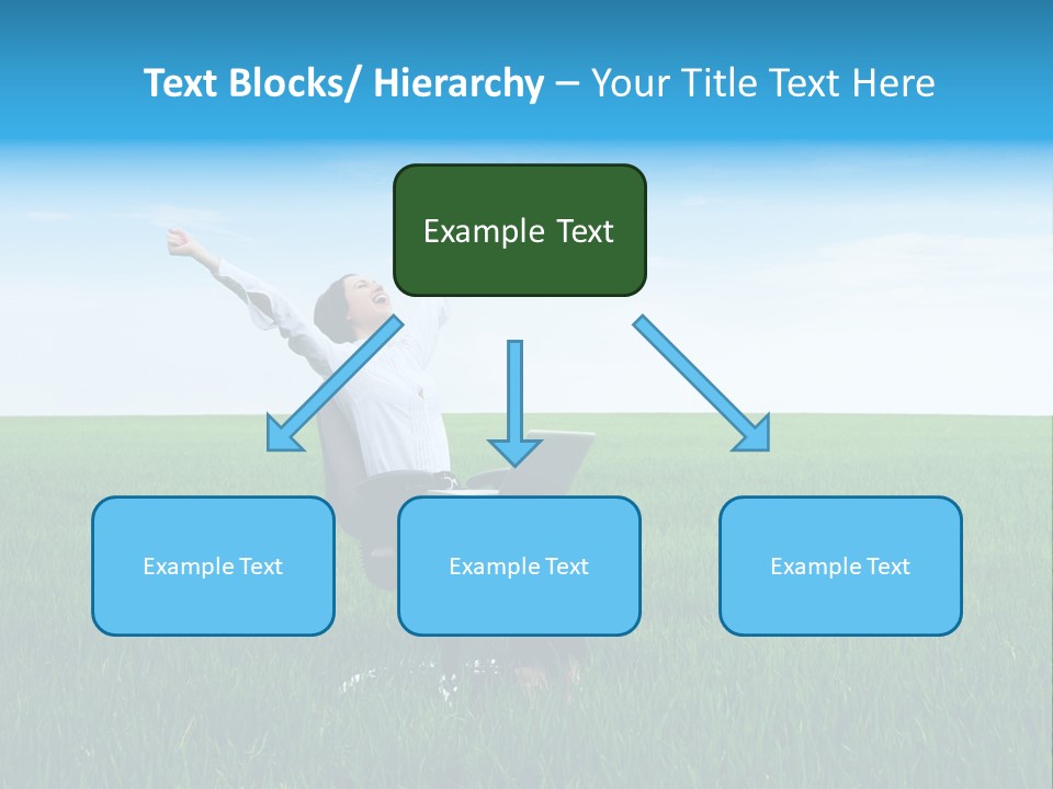 Armchair Recliner Pretty PowerPoint Template