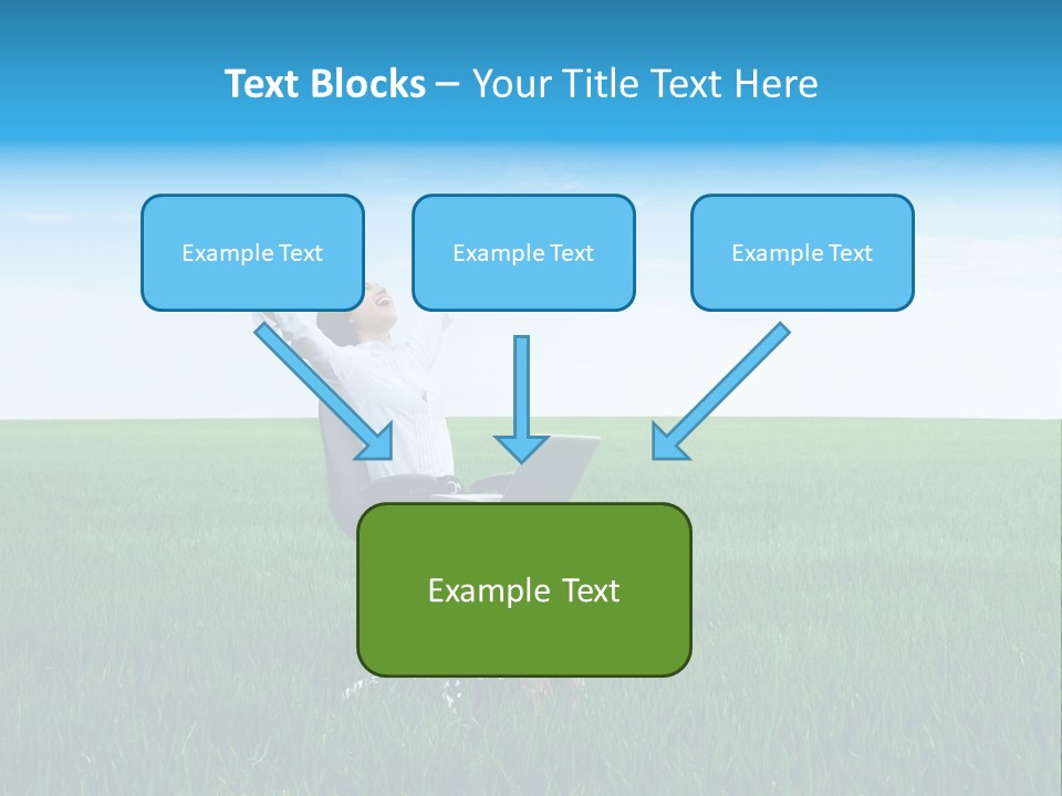 Armchair Recliner Pretty PowerPoint Template