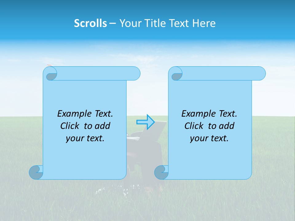 Armchair Recliner Pretty PowerPoint Template